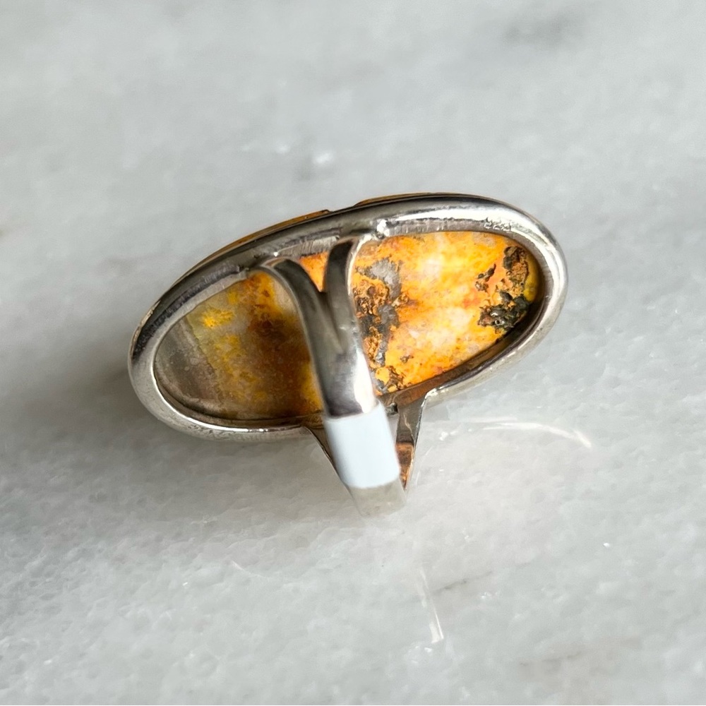 Sterling Silver Bumblebee Jasper Ring - Picture 5 of 6
